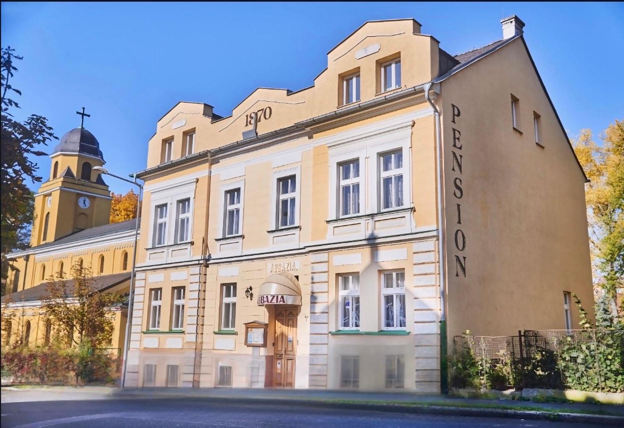Pension Abbazia Františkovy Lázně Extérieur photo